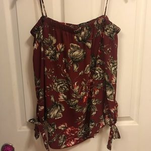 boutique off the shoulder shirt